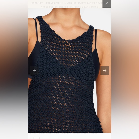 MIKOH KNIT BLACK LONG DRESS SIZE 1 (small) - Picture 3 of 5